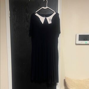 Elegant Black and White Women's Dress